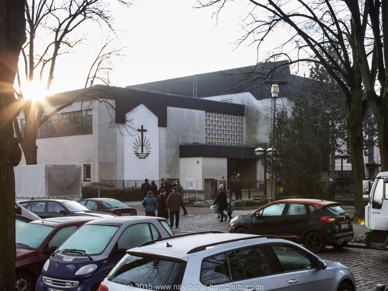 Die Kirche Berlin-Lichtenberg ist Versammlungsort für den traditionellen Gottesdienst für Amtsträger zum Jahresauftakt