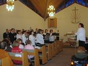 Die Gemeinde Hoyerswerda gestaltete das Singen und Musizieren im Advent...