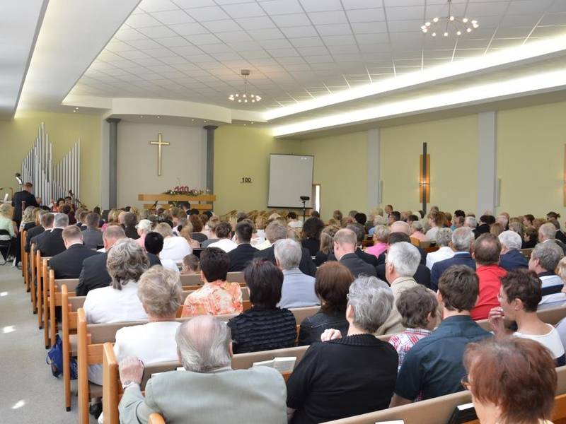 Der Festgottesdienst zum 110jährigen Jubiläum...