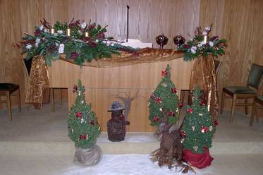 Der geschmückte Altar