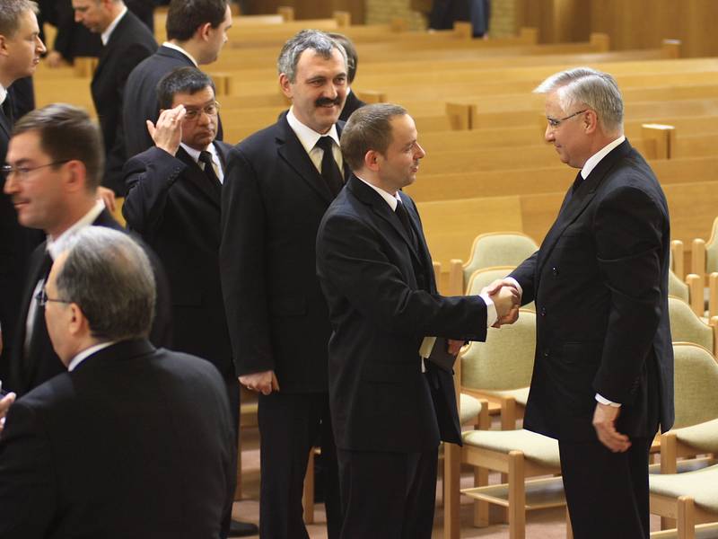 Verabschiedung nach dem Gottesdienst