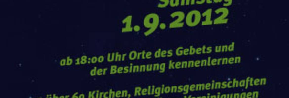 Plakat der "Langen Nacht der Religionen"