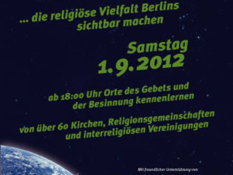 Plakat der "Langen Nacht der Religionen"
