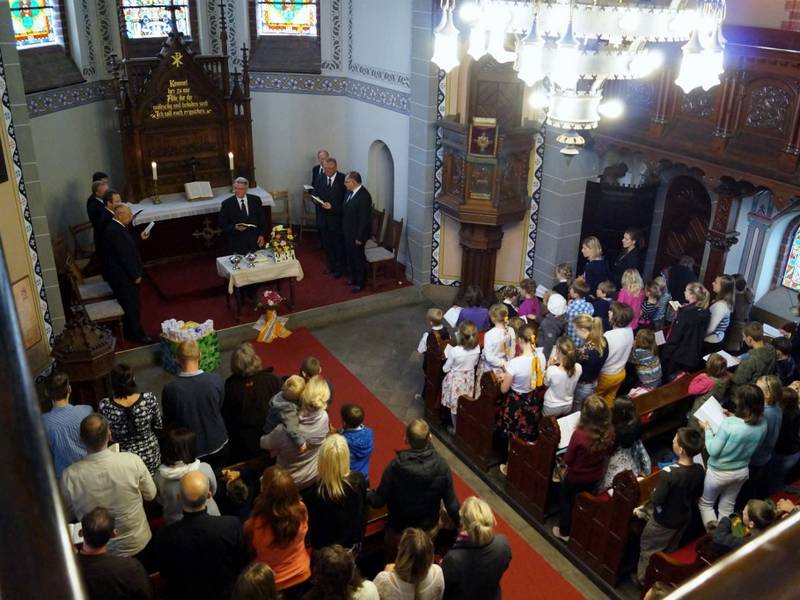 Gottesdienst in der Henriettenkirche...