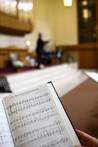 ...den 92. Psalm vom Schulchor verwöhnt wurden.