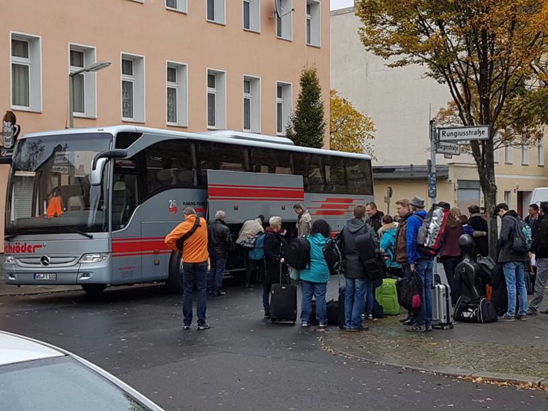 Freitagfrüh geht es los