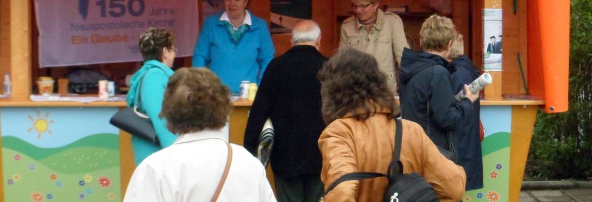 Auch auf der Landesgartenschau ist das Kirchenjubiläum ein Thema