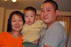 Priester Togo mit seiner Familie ...