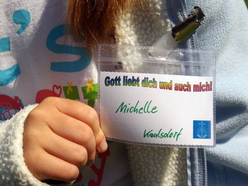 "Christus liebt dich und auch mich" - das Motto dieses Kindertages