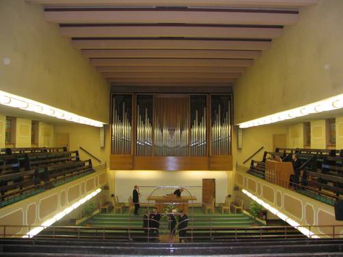 Nach dem letzten Gottesdienst vor der Renovierung