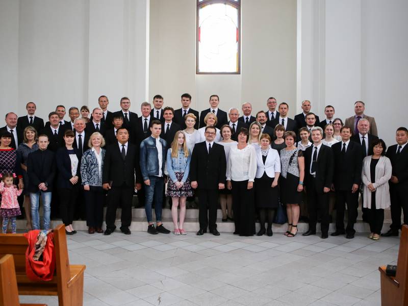 Gottesdienst in St. Petersburg.