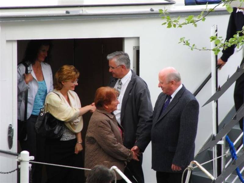 Verabschiedung am Ausgangspunkt