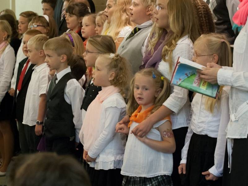 ...und der Kinderchor.