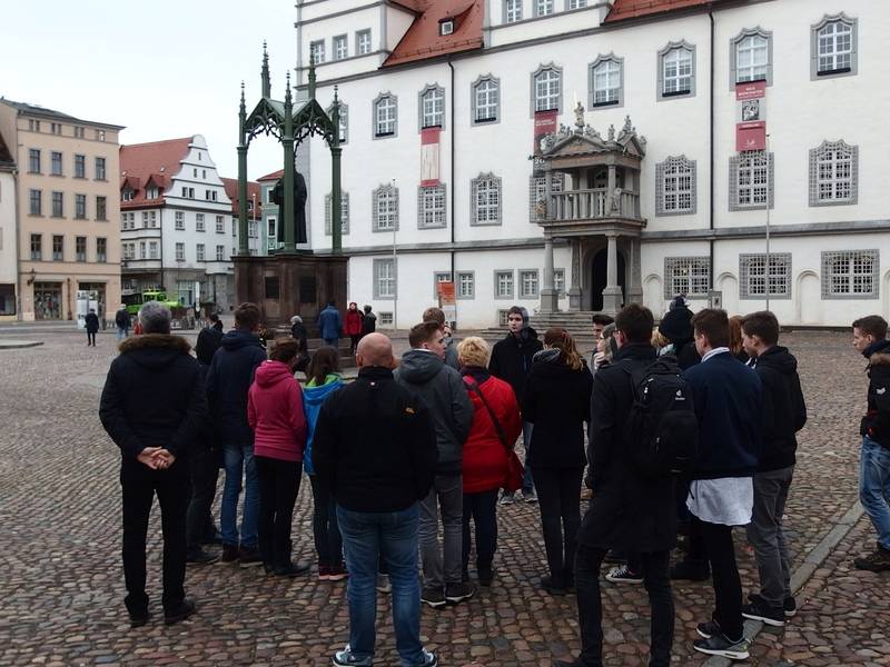 Das Lutherdenkmal im Herzen der Stadt