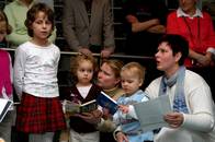 Neben dem gemischten und dem Kinderchor...