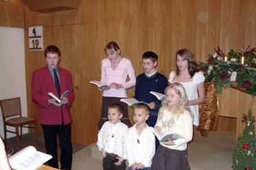 Liedvortrag der Kinder
