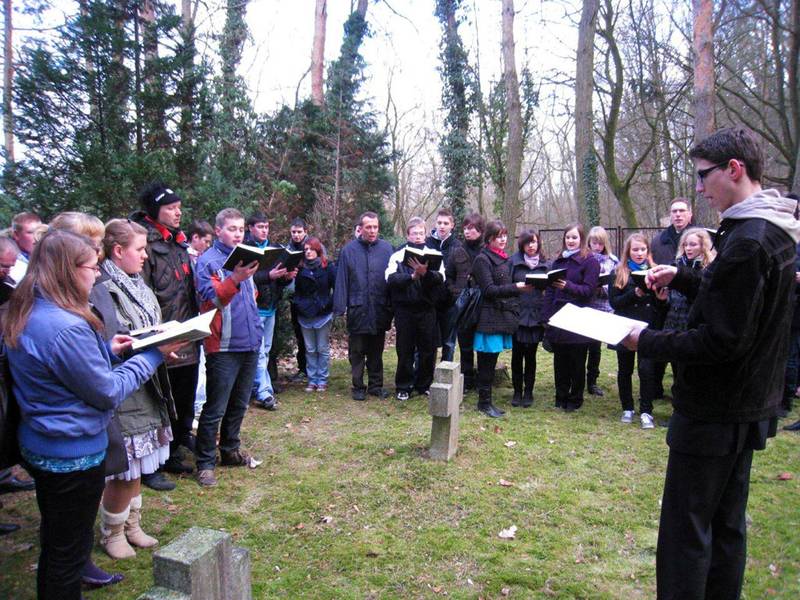Der Jugendchor singt
