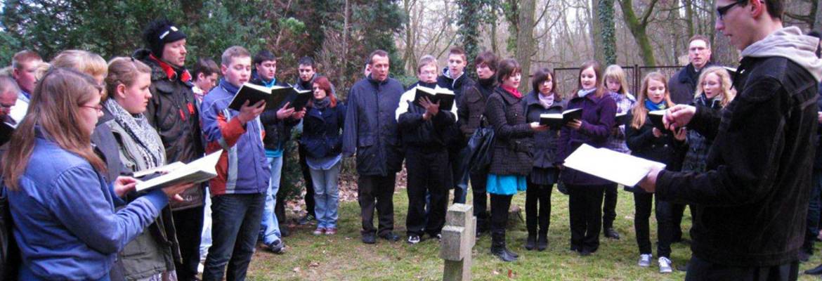 Der Jugendchor singt