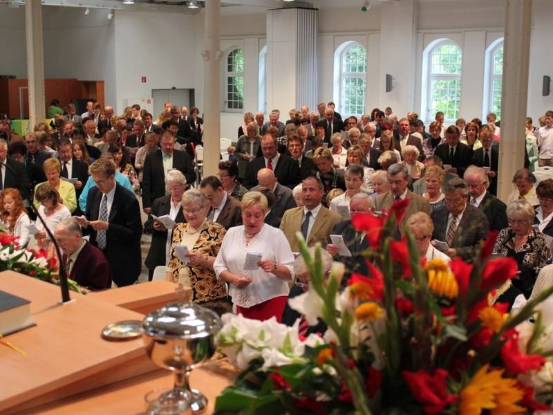 750 Personen waren zum Gottesdienst nach Eberswalde gekommen.