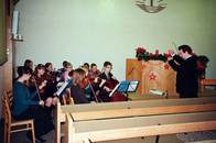 Die Musiker umrahmten den Adventsgottesdienst