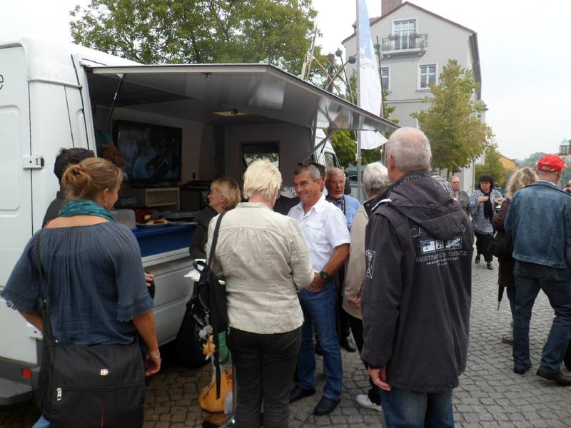 Interessante Gespräche auf dem Altstadtfest