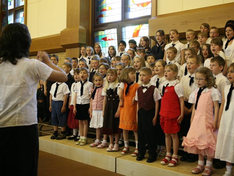 Der Kinderchor des Kirchenbezirks Cottbus