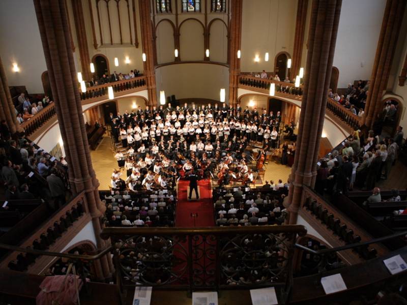Gut besucht: Die Gethsemanekirche in Prenzlauer Berg