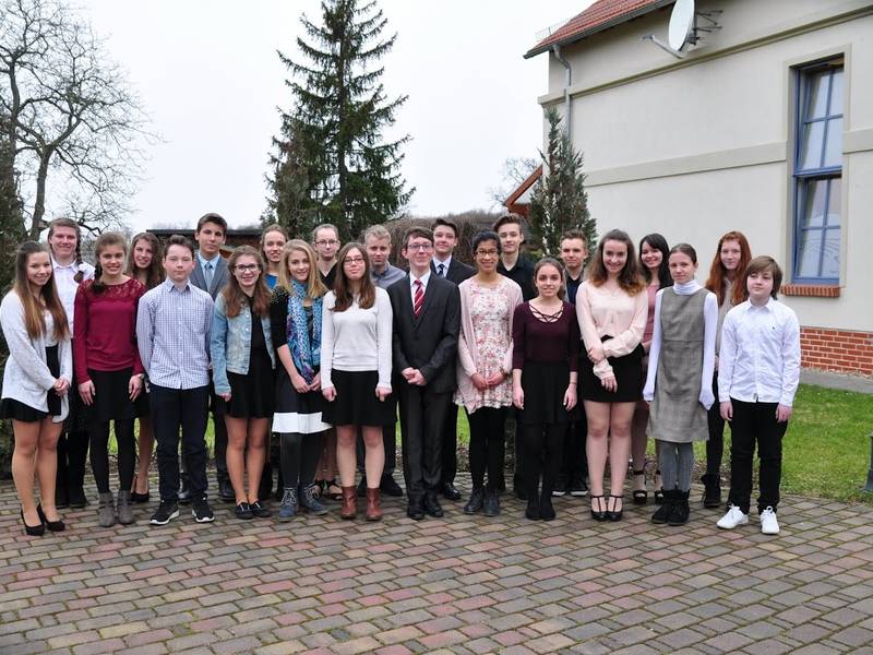 Die verabschiedeten Konfirmanden