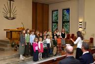 Musik zum Erntedank: Der Kinderchor singt, ...