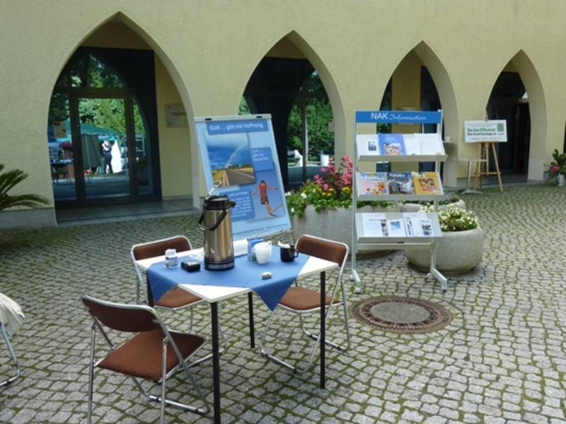 Das Informationsmaterial, das teilweise speziell für den „Tag des Friedhofs“ erstellt worden war, ...