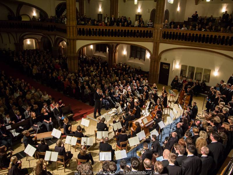 Es ist bereits das dritte Konzert in der Gethsemanekirche.