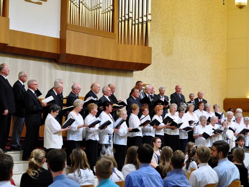 der Seniorenchor des Kirchenbezirks Berlin-Ost,...