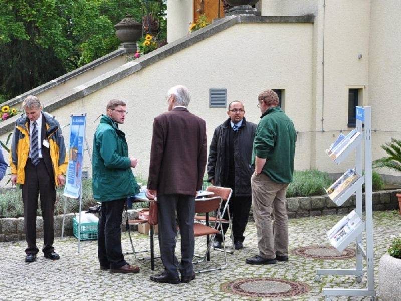 ... fand am Stand der Gemeinde reges Interesse bei Besucherinnen und Besuchern.