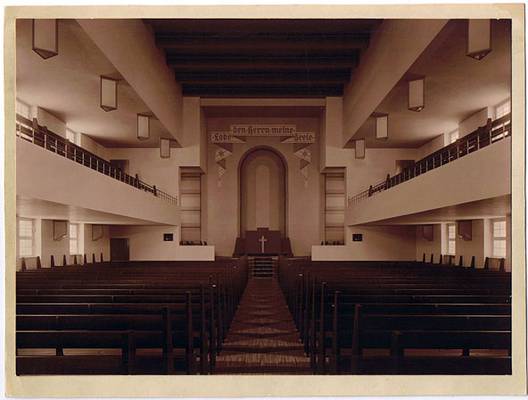 Das Kircheninnere 1934
