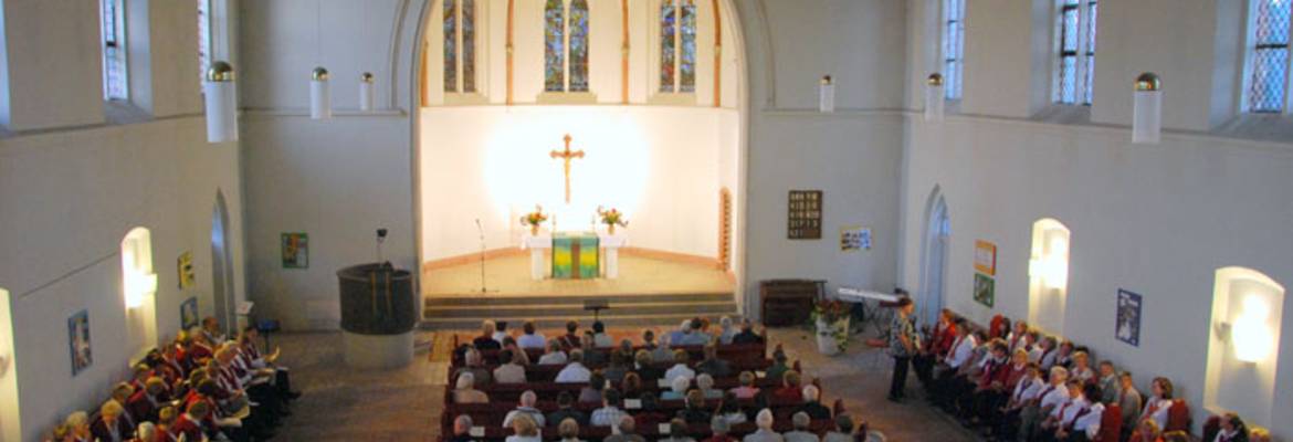 Insgesamt sieben Chöre gestalten das Konzert in der evangelischen Kirche Friedersdorf