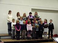 Der Kinderchor ...