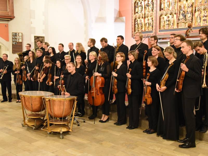 Orchester der Gebietskirche besucht Erfurt